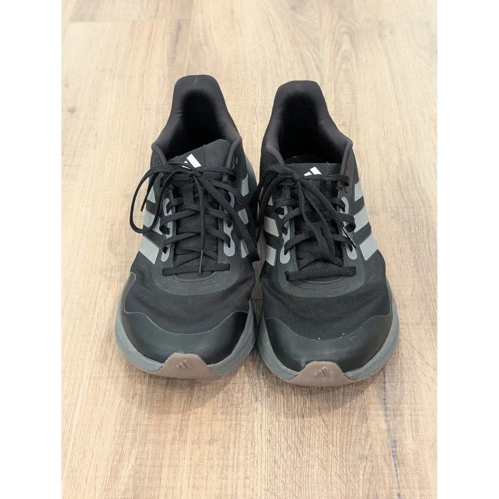 Adidas Cloudfoam Running Shoes Mens 14 Black Gray Athletic Sneakers HP7568